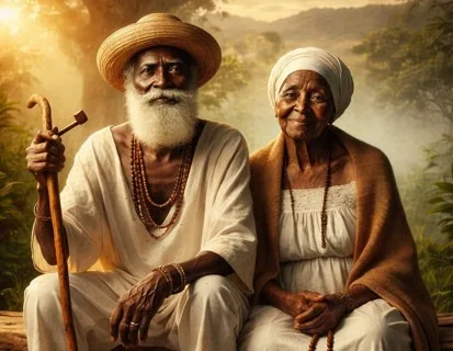 🌿 Pretos-Velhos: sabedoria, humildade e luz no caminho da fé