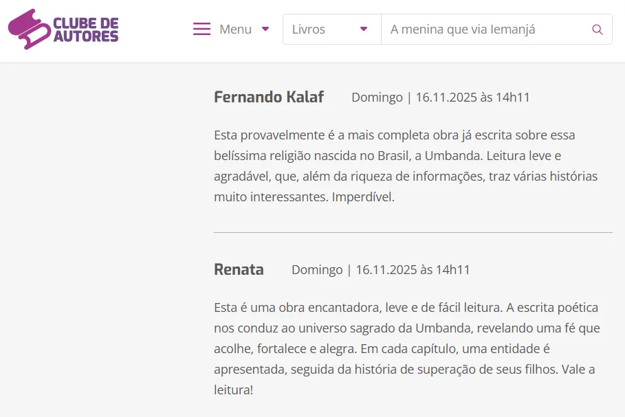 A menina que via Iemanjá - A história por trás do livro