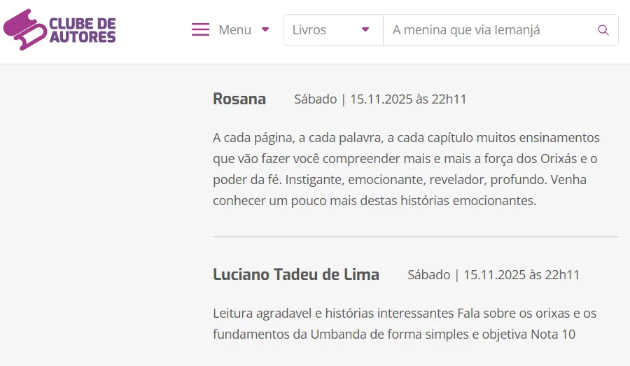A menina que via Iemanjá - A história por trás do livro