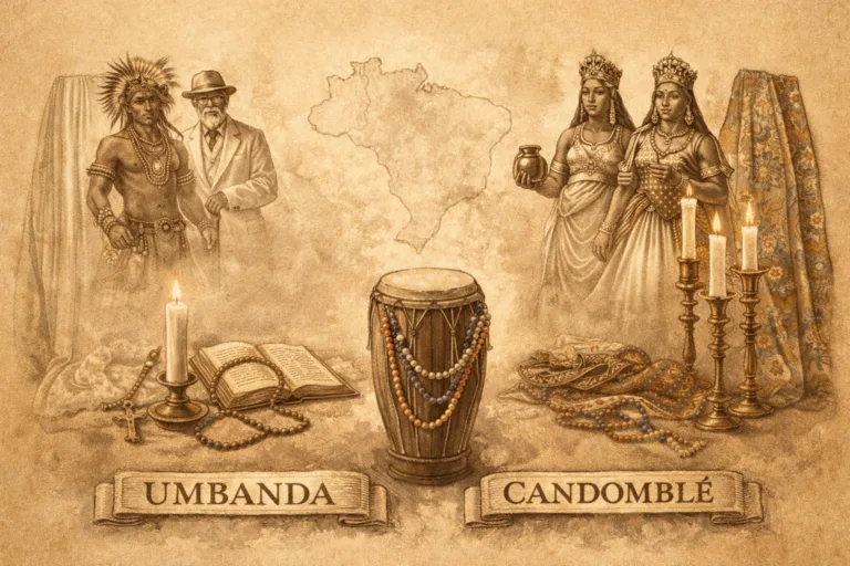 📚 Umbanda e Candomblé: Entenda as Diferenças e Semelhanças Entre as Duas Religiões Afro-Brasileiras 📚 Umbanda e Candomblé: Entenda as Diferenças e Semelhanças Entre as Duas Religiões Afro-Brasileiras