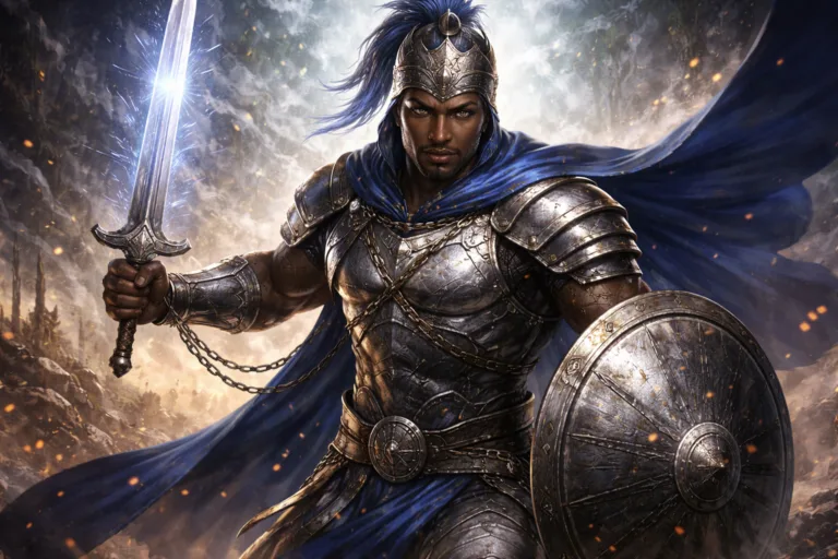 ⚔️💙 Oração a Ogum – O Senhor dos Caminhos e da Coragem