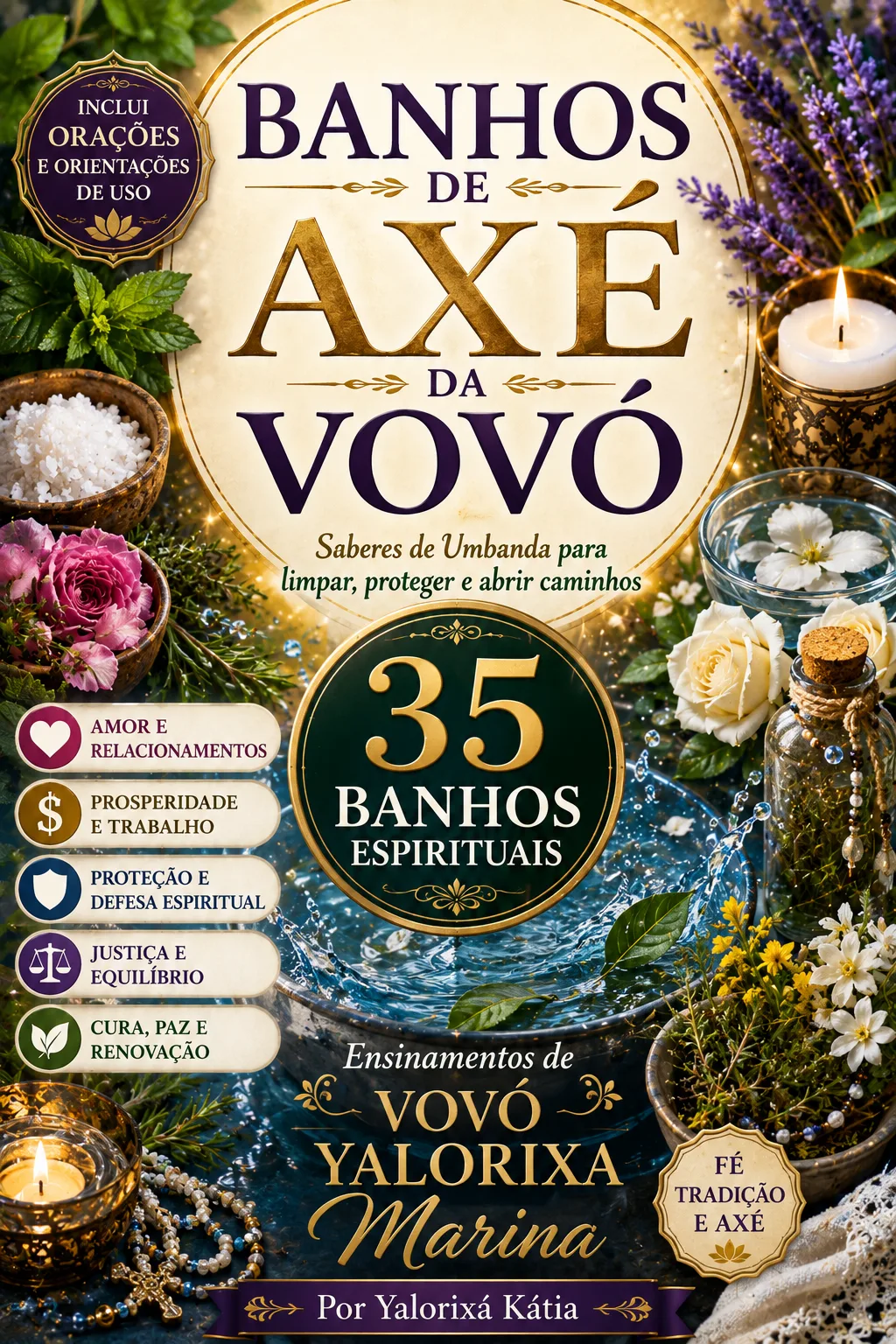 Capa Banhos de Axé da Vovó